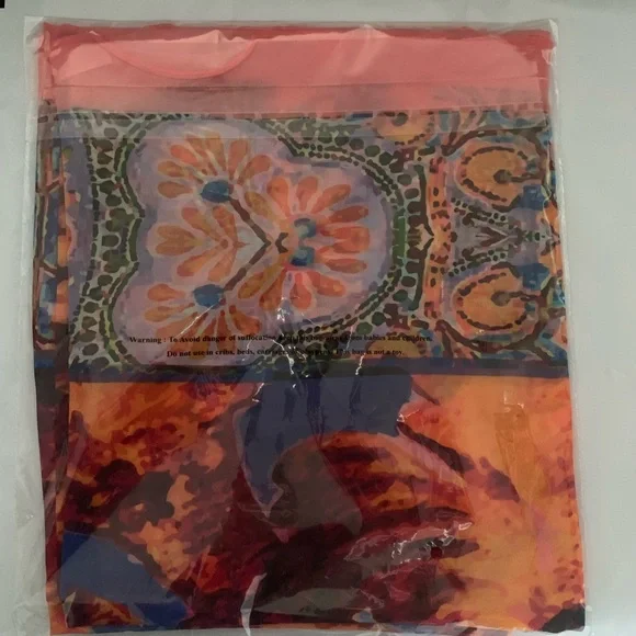 Sold out - ANTHROPOLOGIE - Cocoon wrap Coral, One Size - Picture 3 of 4